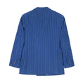 Charger l'image dans la visionneuse de la galerie, Royal Blue Stripe Men's Double Breasted Blazer for Party, Wedding and Business
