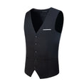 Cargar la imagen en la vista de la galería, Black Men's Vest for Party, Wedding and Business
