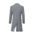 Cargar la imagen en la vista de la galería, Men's Wool Coat Winter Double Breasted Long Coat 2775
