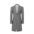 Cargar la imagen en la vista de la galería, Men's Wool Coat Winter Trench Long Coat With Pockets 2774
