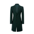 Cargar la imagen en la vista de la galería, Men's Wool Coat Winter Trench Long Coat With Pockets 2773
