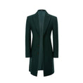 Cargar la imagen en la vista de la galería, Men's Wool Coat Winter Trench Long Coat With Pockets 2773
