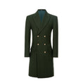 Cargar la imagen en la vista de la galería, Men's Wool Coat Winter Double Breasted Long Coat 2776
