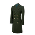 Cargar la imagen en la vista de la galería, Men's Wool Coat Winter Double Breasted Long Coat 2776
