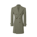 Men's Coat Winter Double Breasted Long Coat 2770