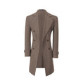 Cargar la imagen en la vista de la galería, Men's Coat Winter Double Breasted Long Coat 2770
