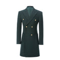 Charger l'image dans la visionneuse de la galerie, Men's Wool Coat Winter Double Breasted Long Coat 2779
