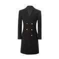 Cargar la imagen en la vista de la galería, Men's Coat Winter Double Breasted Long Coat 2781
