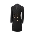 Charger l'image dans la visionneuse de la galerie, Men's Coat Winter Double Breasted Long Coat 2781
