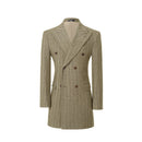 Men's Wool Coat Winter Double Breasted Long Coat 2769