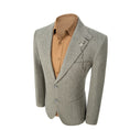 Load image into Gallery viewer, Simple Winter Tweed Herringbone 2 Pieces Mens Suits 2784
