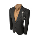 Load image into Gallery viewer, Simple Winter Tweed Herringbone 2 Pieces Mens Suits 2784
