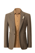 Load image into Gallery viewer, Classical Retro Herringbone 2 Pieces Mens Suits With Pockets 2783
