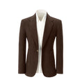 Load image into Gallery viewer, Classical One Button Corduroy Suit 2 Pieces Men's Suits Jacket+Pants 2787
