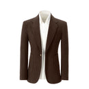 Classical One Button Corduroy Suit 2 Pieces Men's Suits Jacket+Pants 2787