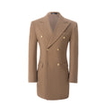 Charger l'image dans la visionneuse de la galerie, Men's Wool Coat Winter Double Breasted Long Coat 2764
