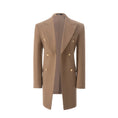 Charger l'image dans la visionneuse de la galerie, Men's Wool Coat Winter Double Breasted Long Coat 2764
