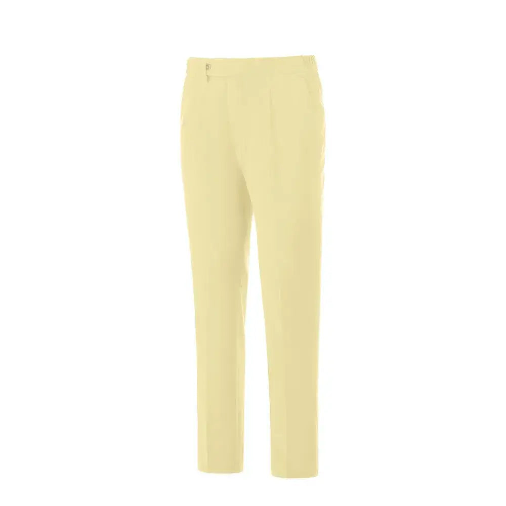 Men's Peak Lapel Double Breasted Corduroy 2 Piece Suit