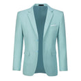 Cargar la imagen en la vista de la galería, Mint Green Men's Two Button Blazer for Party, Wedding and Business
