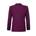 Cargar la imagen en la vista de la galería, Purple Men's Two Button Blazer for Party, Wedding and Business
