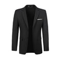 Cargar la imagen en la vista de la galería, Black Men's Two Button Blazer for Party, Wedding and Business
