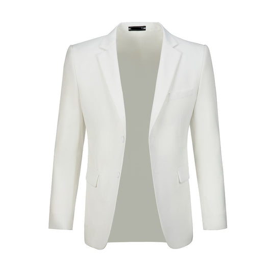 Ivory Men's Two Button Blazer for Party, Wedding and Business