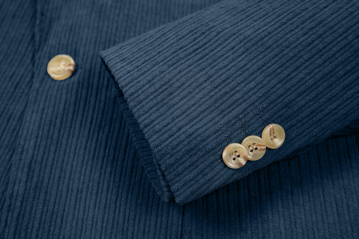 Men's One-Button Corduroy 2 Piece Suits