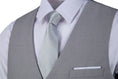 Cargar la imagen en la vista de la galería, Light Grey Men's Vest for Party, Wedding and Business
