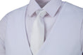 Charger l'image dans la visionneuse de la galerie, White Men's Vest for Party, Wedding and Business
