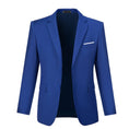 Charger l'image dans la visionneuse de la galerie, Royal Blue Men's Two Button Blazer for Party, Wedding and Business
