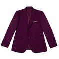 Load image into Gallery viewer, Purple Two Button Wedding 3 Pieces Slim Fit Men Suits
