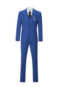 Cargar la imagen en la vista de la galería, New Arrival Royal Blue Party Banquet Formal 3 Piece Men Suits
