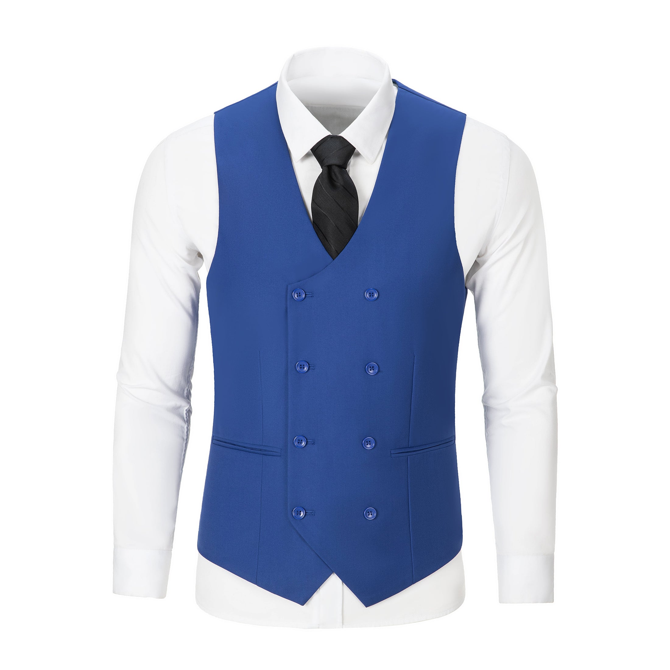 New Arrival Royal Blue Party Banquet Formal 3 Piece Men Suits