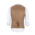 Cargar la imagen en la vista de la galería, Khaki Men's Vest for Party, Wedding and Business
