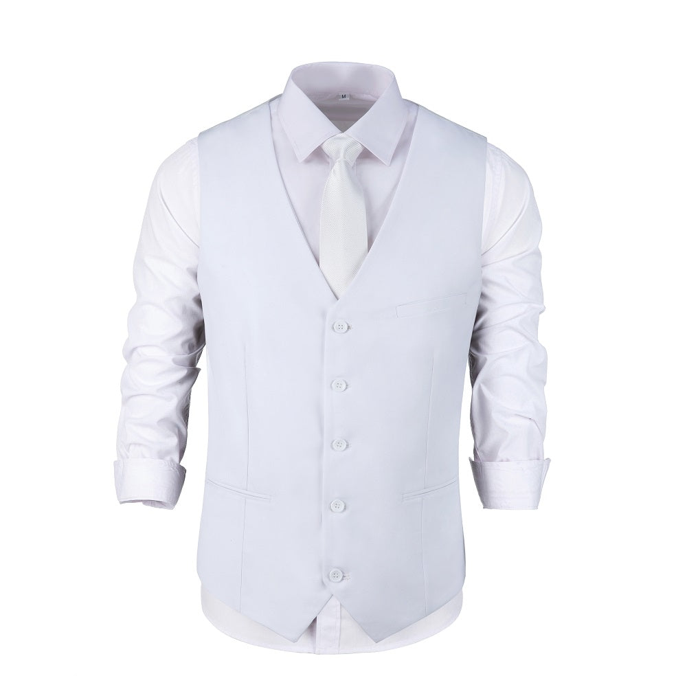 White Party Business Banquet 3 Piece Men Suits