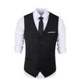 Charger l'image dans la visionneuse de la galerie, Men's Suits 2 Pieces Vest+Pants Set V-Neck Slim Fit Casual Waistcoat Suit
