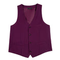 Charger l'image dans la visionneuse de la galerie, Purple Two Button Wedding 3 Pieces Slim Fit Men Suits
