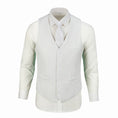 Cargar la imagen en la vista de la galería, Men's Suits 2 Pieces Vest+Pants Set V-Neck Slim Fit Casual Waistcoat Suit
