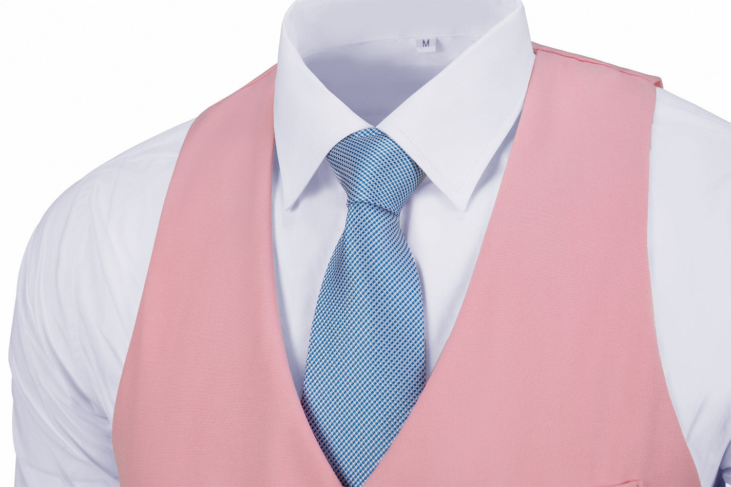 Pink Men's Vest for Party, Wedding and Business