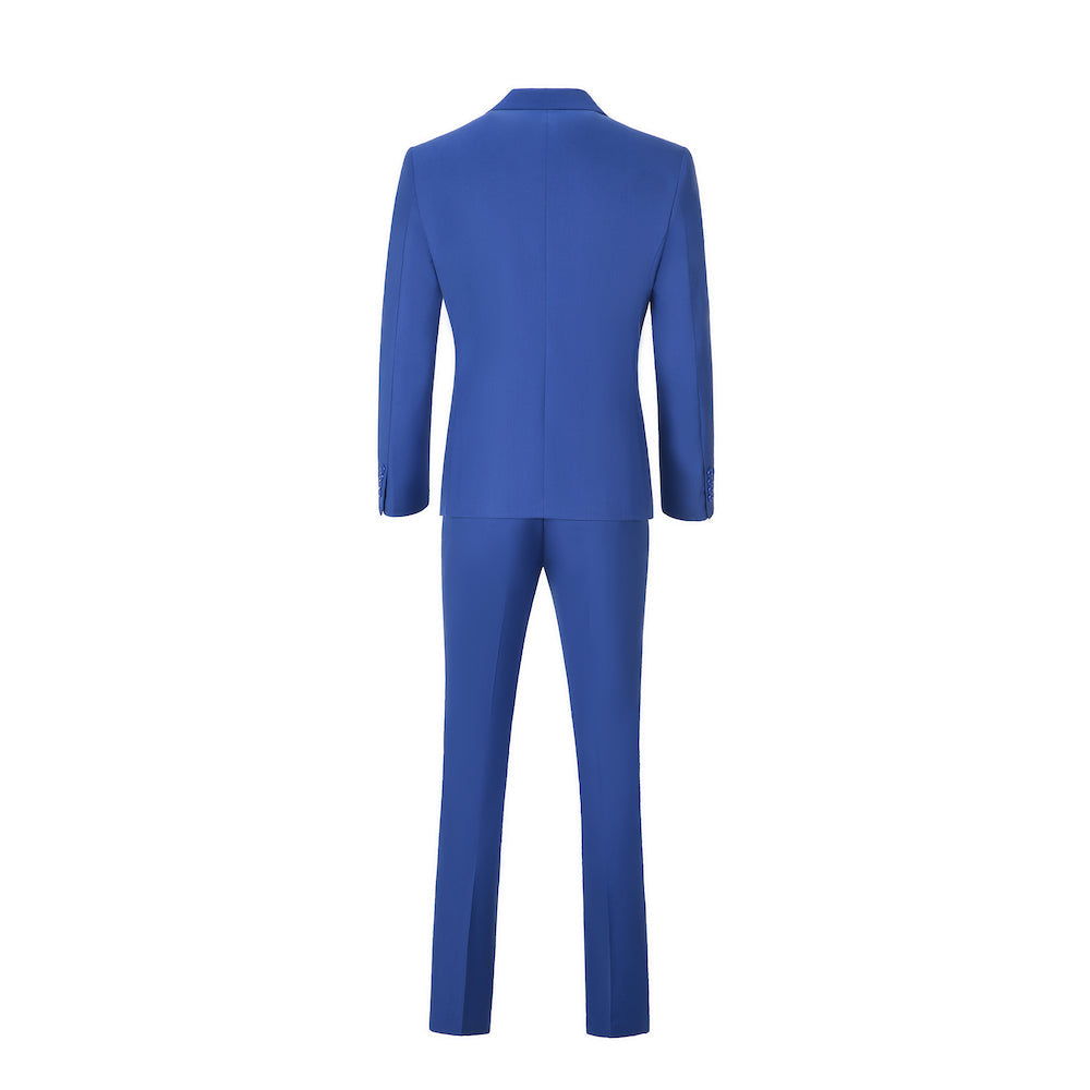 New Arrival Royal Blue Party Banquet Formal 3 Piece Men Suits