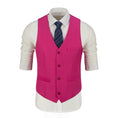 Cargar la imagen en la vista de la galería, Men's Suits 2 Pieces Vest+Pants Set V-Neck Slim Fit Casual Waistcoat Suit
