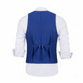 Charger l'image dans la visionneuse de la galerie, Royal Blue Men's Vest for Party, Wedding and Business
