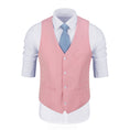 Bild in Galerie-Betrachter laden, Men's Suits 2 Pieces Vest+Pants Set V-Neck Slim Fit Casual Waistcoat Suit 3D
