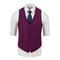 Cargar la imagen en la vista de la galería, Men's Suits 2 Pieces Vest+Pants Set V-Neck Slim Fit Casual Waistcoat Suit
