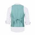 Charger l'image dans la visionneuse de la galerie, Mint Green Men's Vest for Party, Wedding and Business
