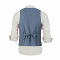 Cargar la imagen en la vista de la galería, Men's Suits 2 Pieces Vest+Pants Set V-Neck Slim Fit Casual Waistcoat Suit
