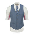 Cargar la imagen en la vista de la galería, Denim Blue Men's Vest for Party, Wedding and Business
