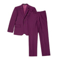 Cargar la imagen en la vista de la galería, Purple Two Button Wedding 2 Pieces Men's Suits Jacket+Pants
