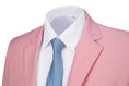 Cargar la imagen en la vista de la galería, Pink Men's Two Button Blazer for Party, Wedding and Business
