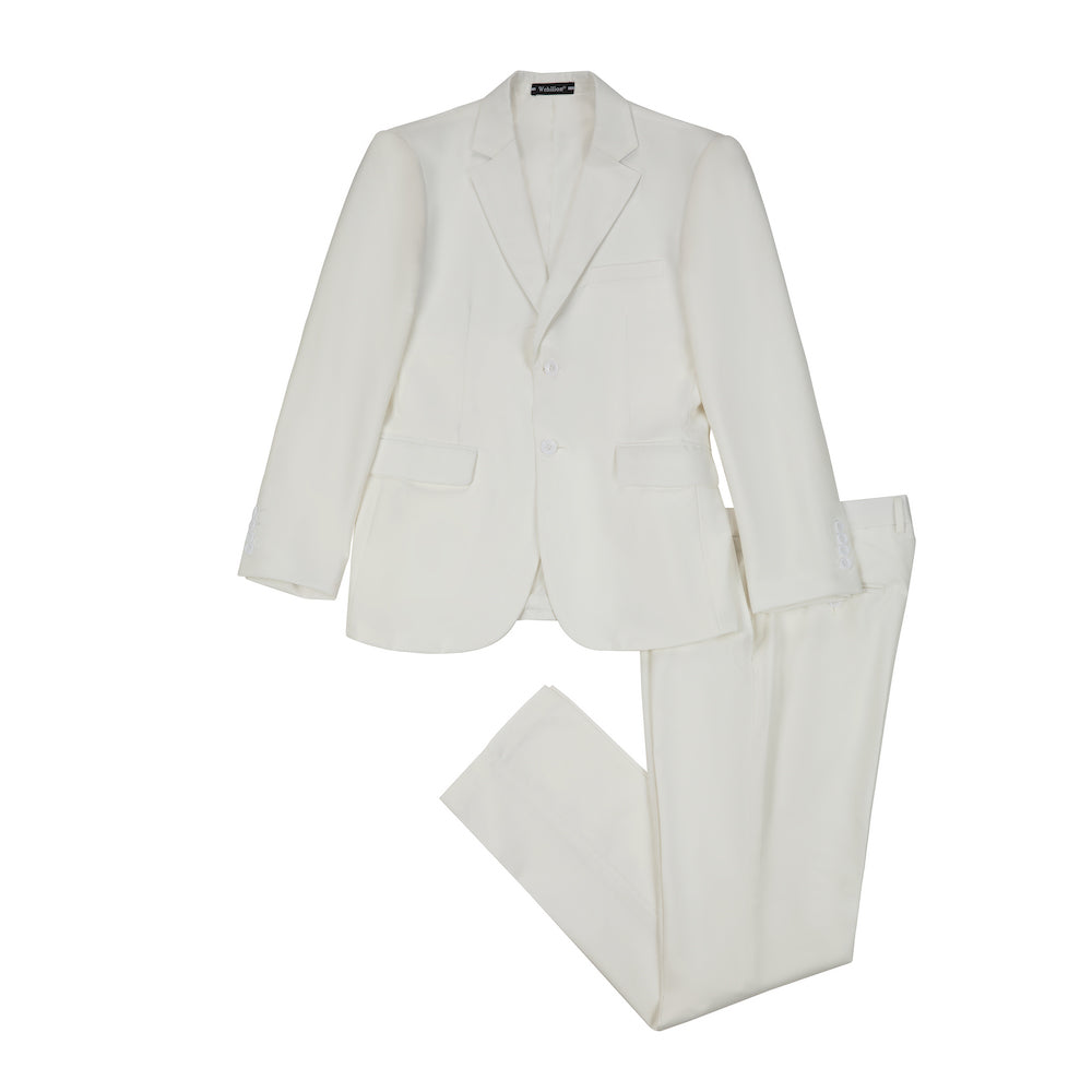 Ivory Two Button Wedding 3 Pieces Slim Fit Men Suits